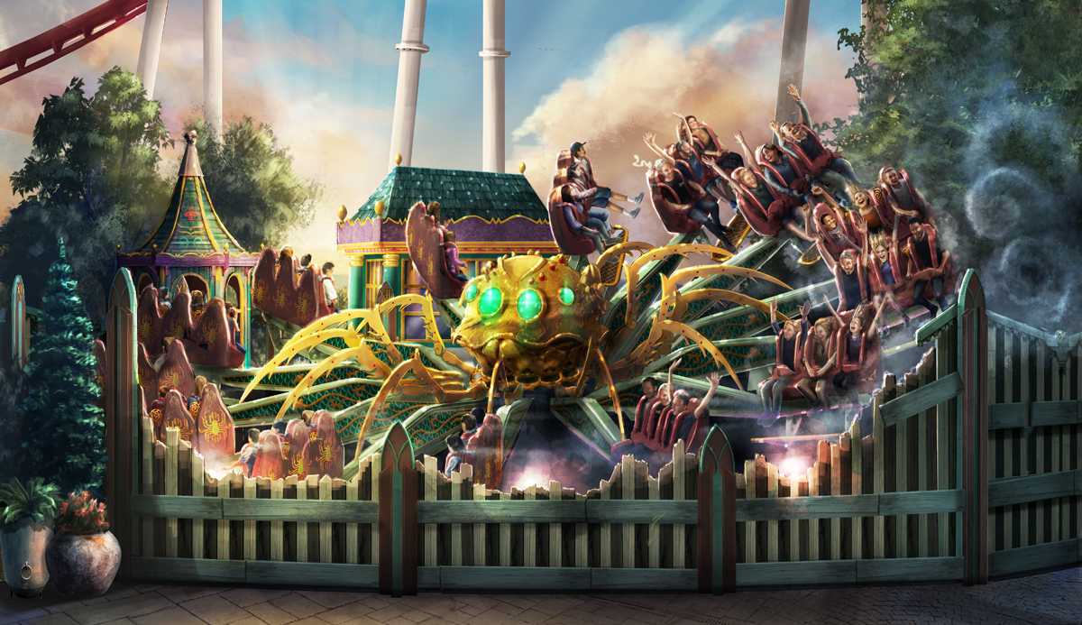 Spindeln flyttar in på Gröna Lund 2026